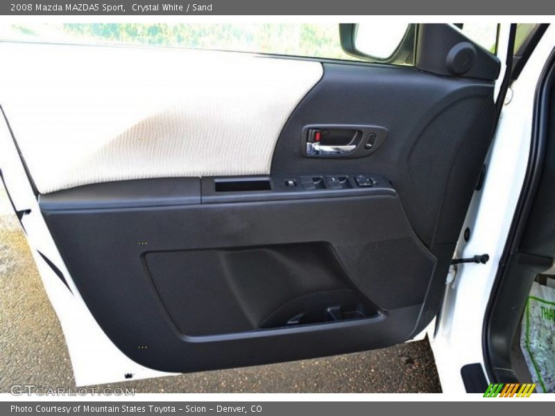 Crystal White / Sand 2008 Mazda MAZDA5 Sport