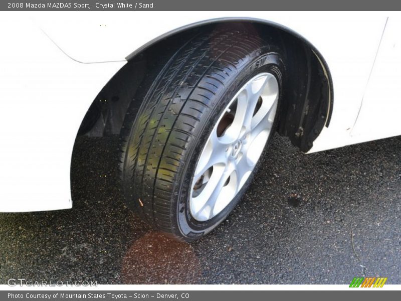 Crystal White / Sand 2008 Mazda MAZDA5 Sport