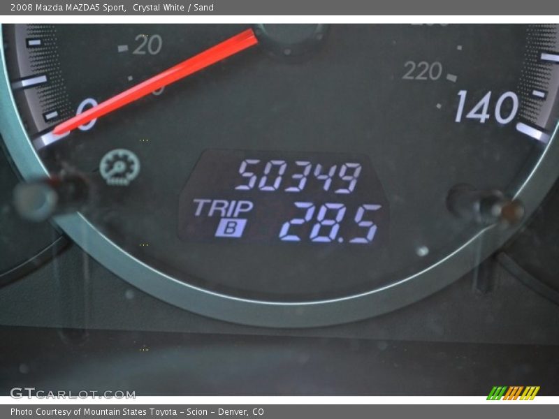 Crystal White / Sand 2008 Mazda MAZDA5 Sport
