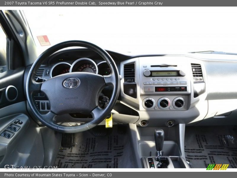 Speedway Blue Pearl / Graphite Gray 2007 Toyota Tacoma V6 SR5 PreRunner Double Cab