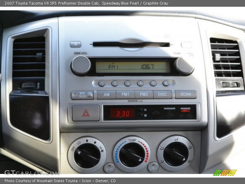 Speedway Blue Pearl / Graphite Gray 2007 Toyota Tacoma V6 SR5 PreRunner Double Cab