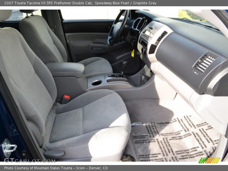 Speedway Blue Pearl / Graphite Gray 2007 Toyota Tacoma V6 SR5 PreRunner Double Cab