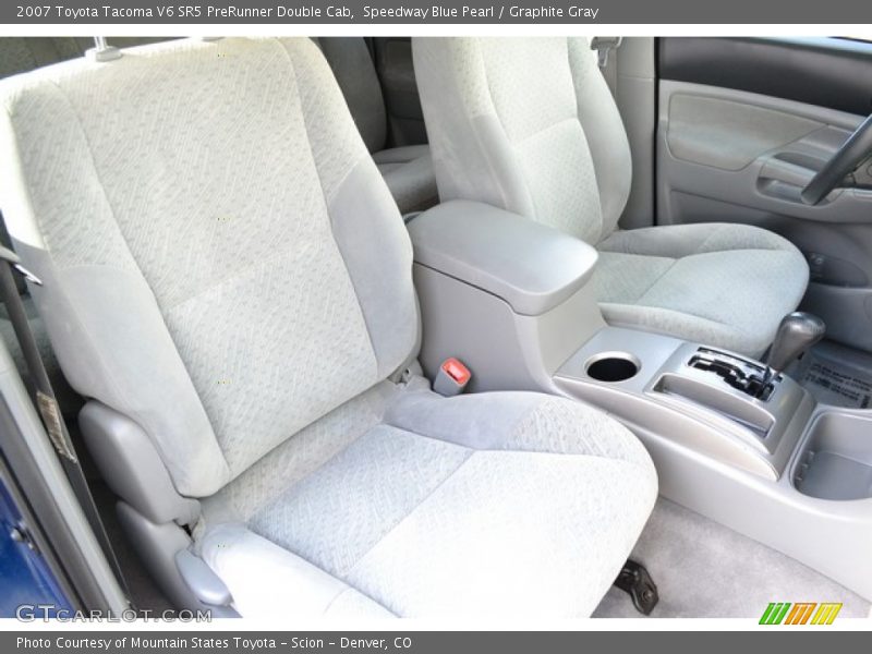 Speedway Blue Pearl / Graphite Gray 2007 Toyota Tacoma V6 SR5 PreRunner Double Cab