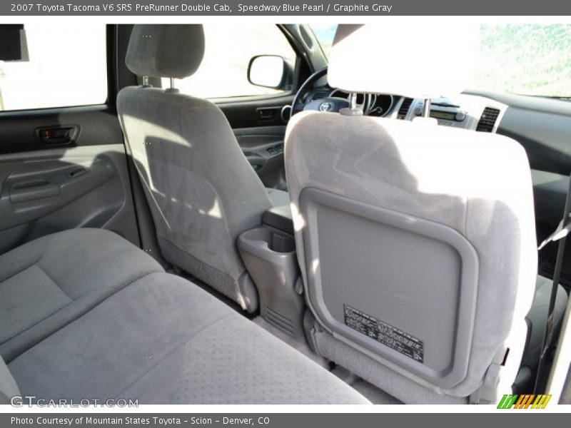 Speedway Blue Pearl / Graphite Gray 2007 Toyota Tacoma V6 SR5 PreRunner Double Cab