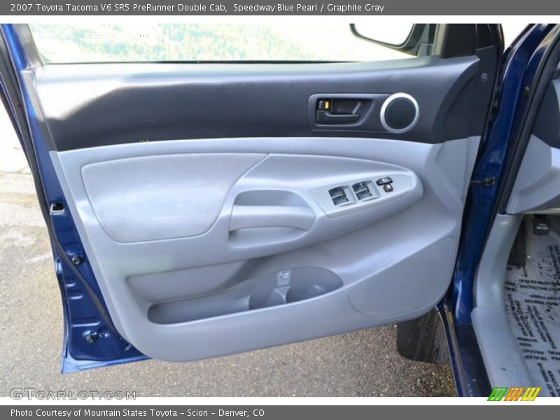 Speedway Blue Pearl / Graphite Gray 2007 Toyota Tacoma V6 SR5 PreRunner Double Cab