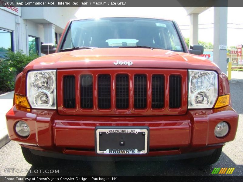 Inferno Red Pearl / Medium Slate Gray 2006 Jeep Commander 4x4