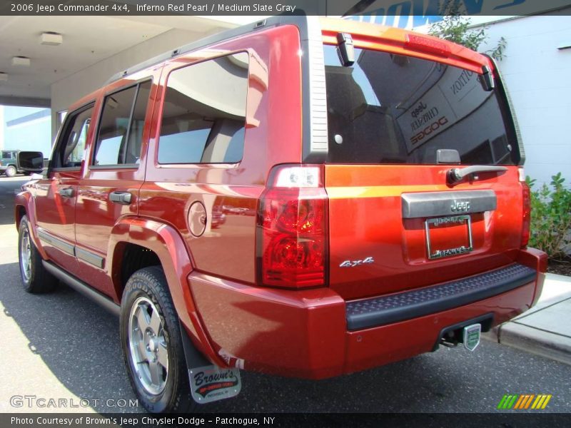 Inferno Red Pearl / Medium Slate Gray 2006 Jeep Commander 4x4