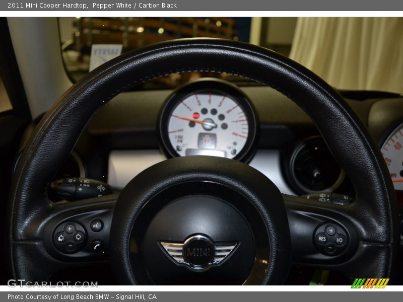Pepper White / Carbon Black 2011 Mini Cooper Hardtop