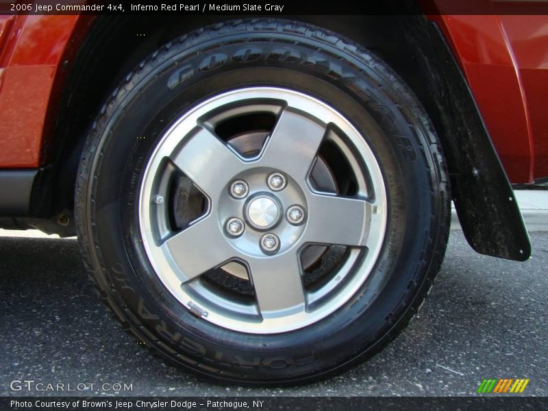 Inferno Red Pearl / Medium Slate Gray 2006 Jeep Commander 4x4