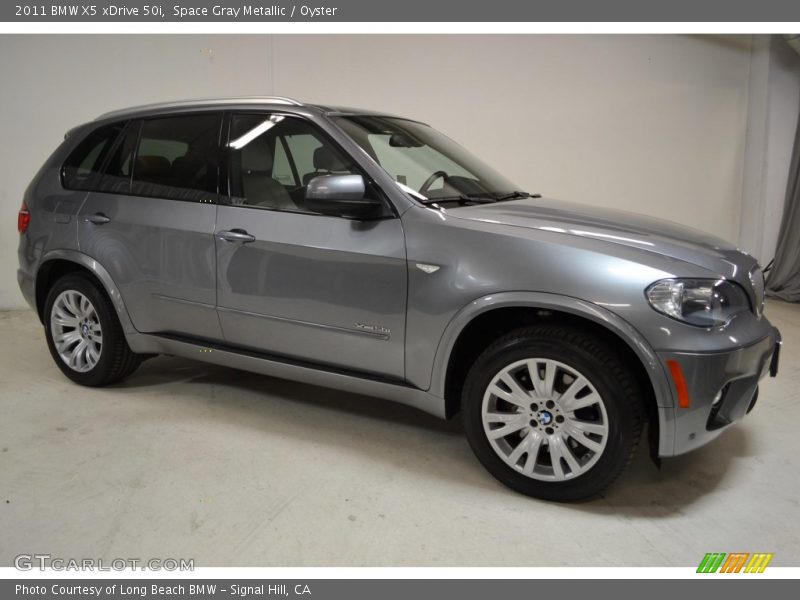 Space Gray Metallic / Oyster 2011 BMW X5 xDrive 50i