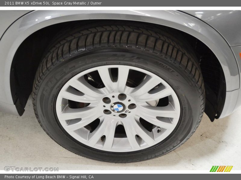 Space Gray Metallic / Oyster 2011 BMW X5 xDrive 50i