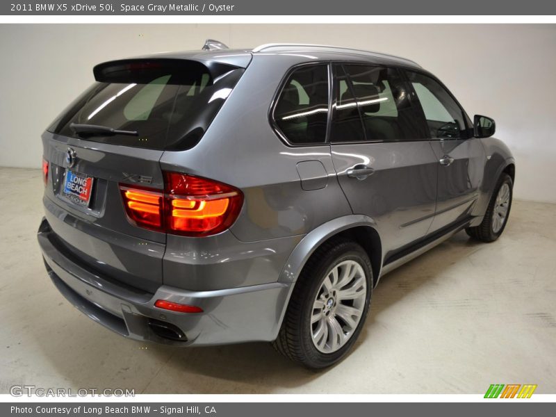 Space Gray Metallic / Oyster 2011 BMW X5 xDrive 50i