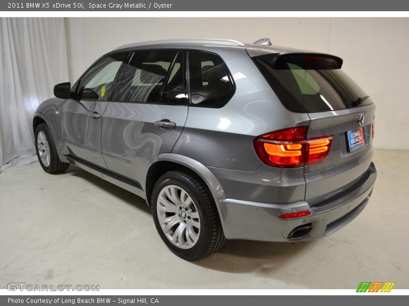 Space Gray Metallic / Oyster 2011 BMW X5 xDrive 50i