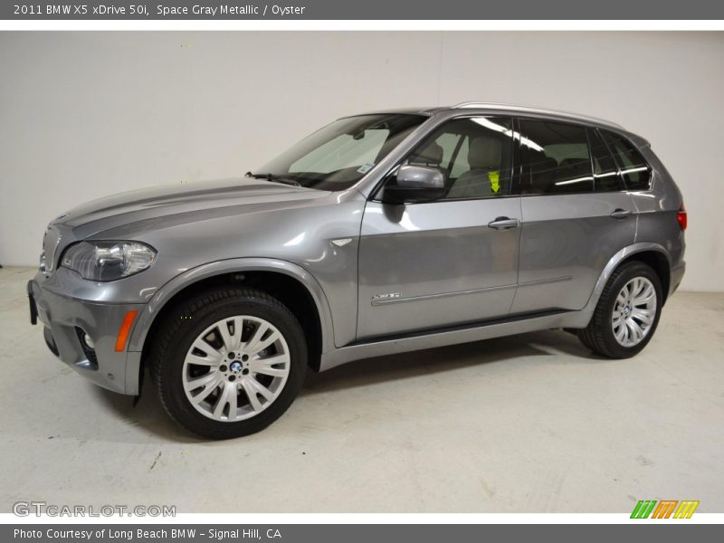 Space Gray Metallic / Oyster 2011 BMW X5 xDrive 50i
