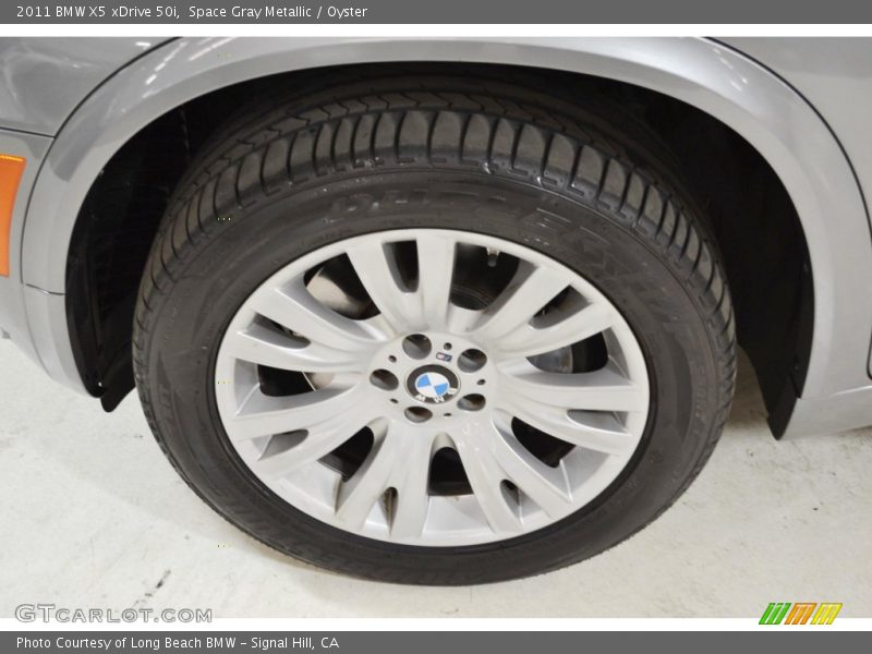 Space Gray Metallic / Oyster 2011 BMW X5 xDrive 50i