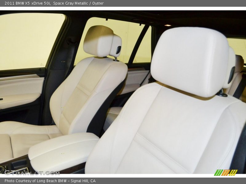 Space Gray Metallic / Oyster 2011 BMW X5 xDrive 50i