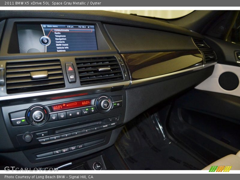 Space Gray Metallic / Oyster 2011 BMW X5 xDrive 50i