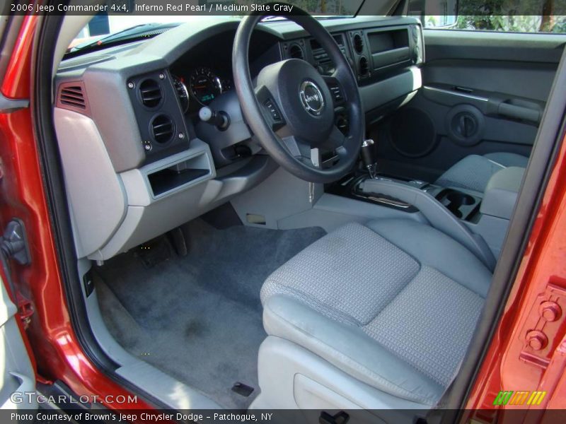 Inferno Red Pearl / Medium Slate Gray 2006 Jeep Commander 4x4
