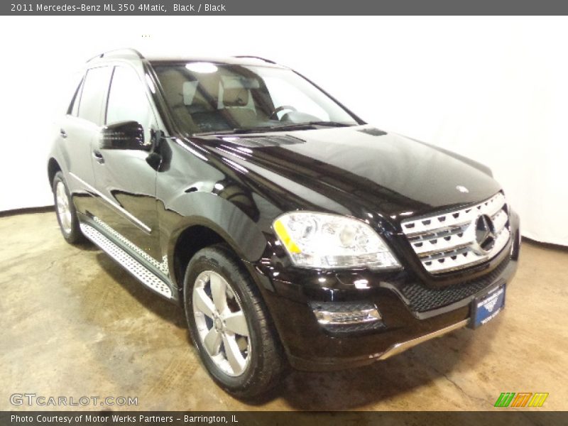 Black / Black 2011 Mercedes-Benz ML 350 4Matic