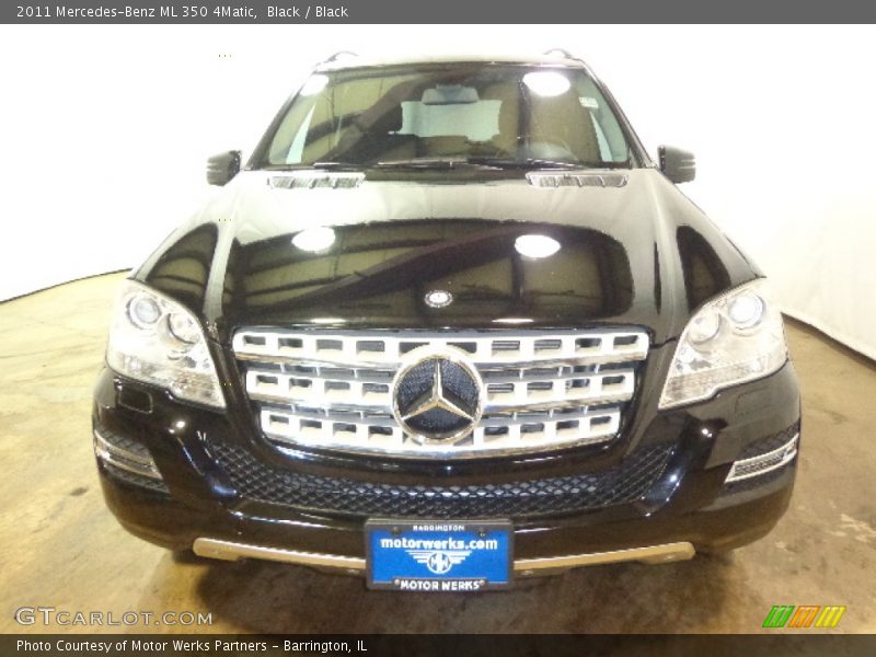 Black / Black 2011 Mercedes-Benz ML 350 4Matic