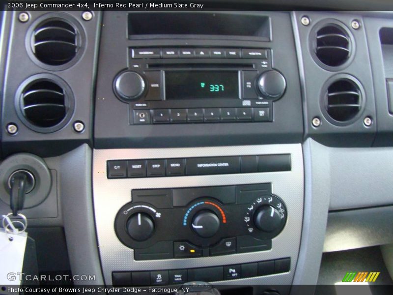 Inferno Red Pearl / Medium Slate Gray 2006 Jeep Commander 4x4