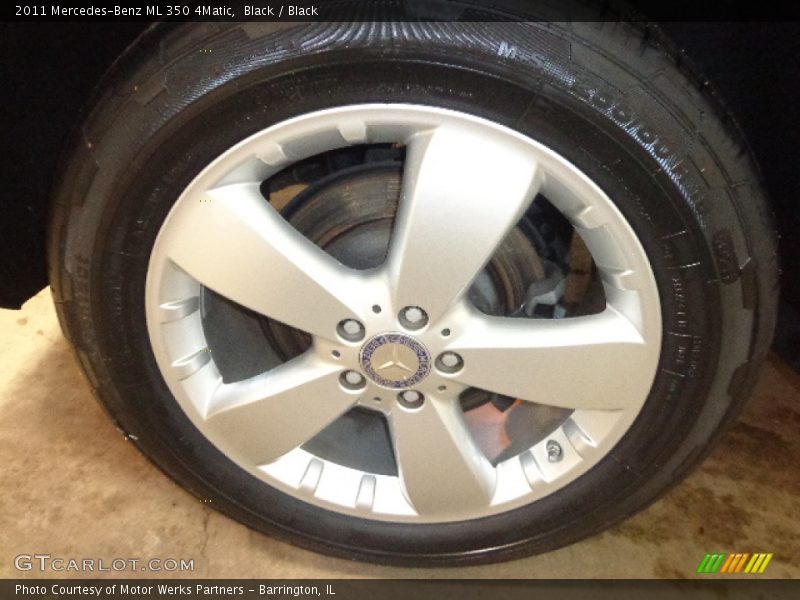 Black / Black 2011 Mercedes-Benz ML 350 4Matic