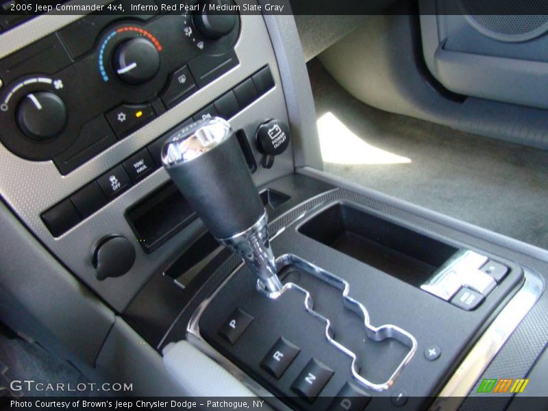 Inferno Red Pearl / Medium Slate Gray 2006 Jeep Commander 4x4