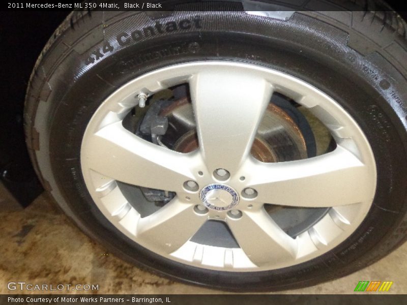 Black / Black 2011 Mercedes-Benz ML 350 4Matic