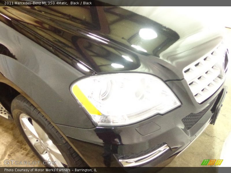 Black / Black 2011 Mercedes-Benz ML 350 4Matic