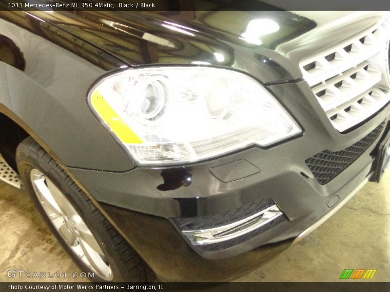 Black / Black 2011 Mercedes-Benz ML 350 4Matic