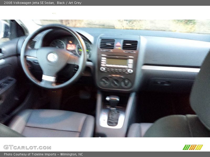 Black / Art Grey 2008 Volkswagen Jetta SE Sedan