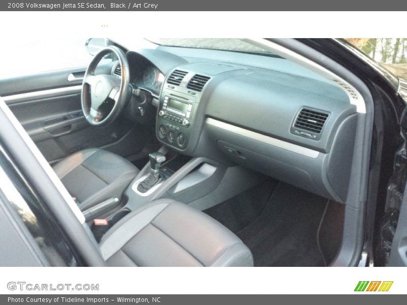 Black / Art Grey 2008 Volkswagen Jetta SE Sedan