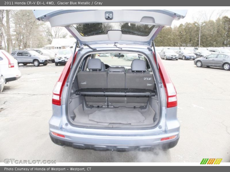 Glacier Blue Metallic / Gray 2011 Honda CR-V EX-L 4WD