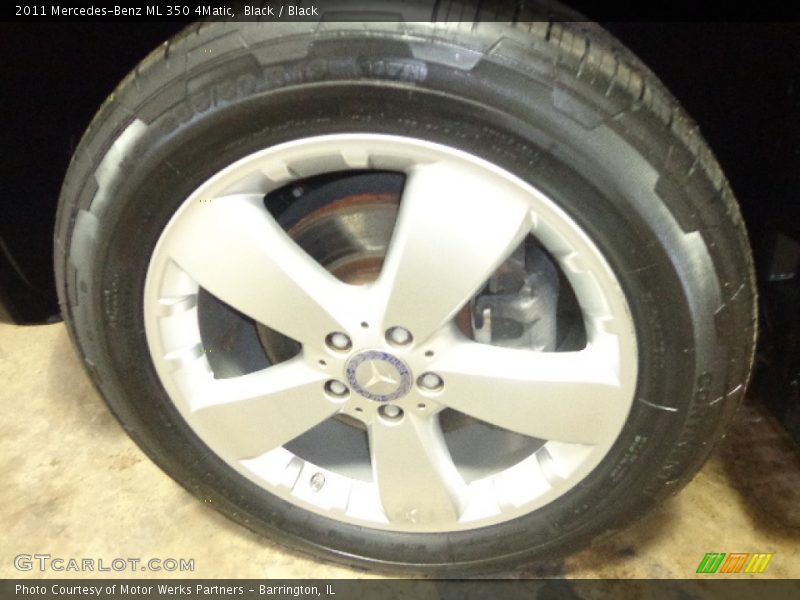 Black / Black 2011 Mercedes-Benz ML 350 4Matic