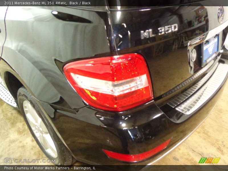 Black / Black 2011 Mercedes-Benz ML 350 4Matic