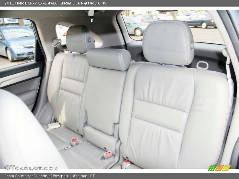 Glacier Blue Metallic / Gray 2011 Honda CR-V EX-L 4WD