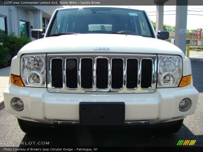 Stone White / Saddle Brown 2006 Jeep Commander Limited 4x4