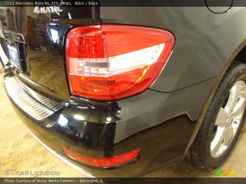 Black / Black 2011 Mercedes-Benz ML 350 4Matic