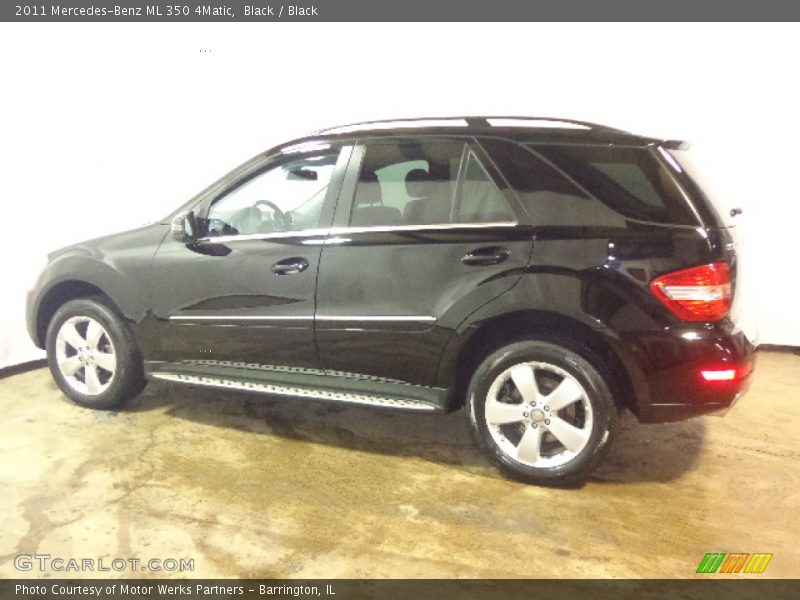 Black / Black 2011 Mercedes-Benz ML 350 4Matic