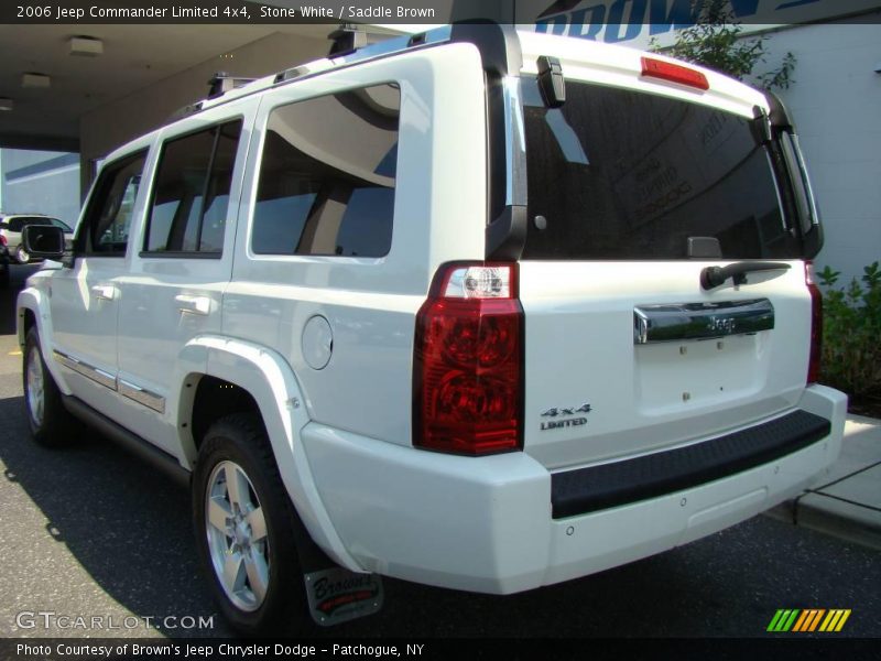 Stone White / Saddle Brown 2006 Jeep Commander Limited 4x4