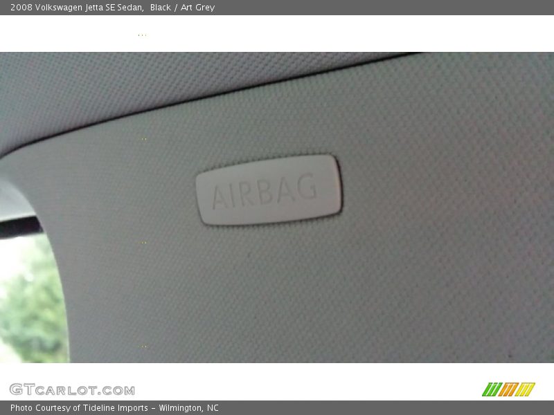 Black / Art Grey 2008 Volkswagen Jetta SE Sedan