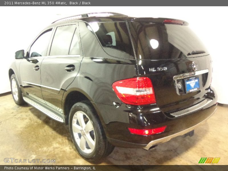 Black / Black 2011 Mercedes-Benz ML 350 4Matic