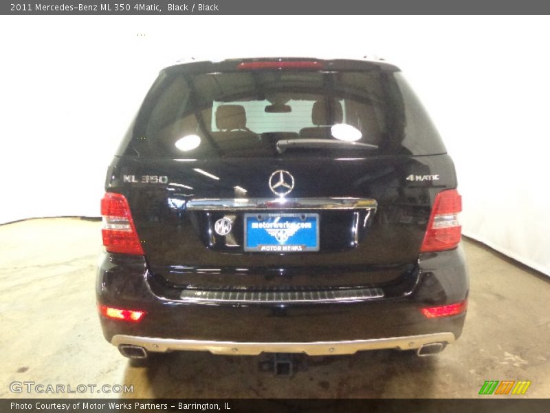Black / Black 2011 Mercedes-Benz ML 350 4Matic