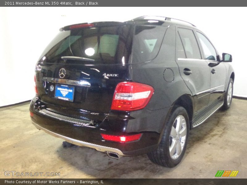 Black / Black 2011 Mercedes-Benz ML 350 4Matic