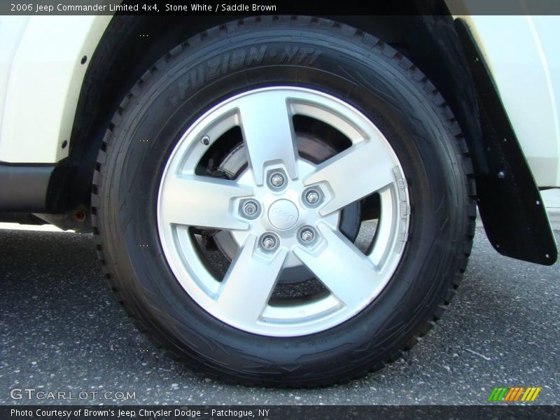Stone White / Saddle Brown 2006 Jeep Commander Limited 4x4