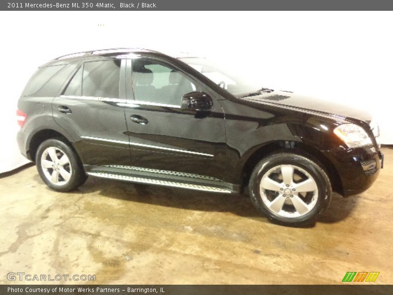 Black / Black 2011 Mercedes-Benz ML 350 4Matic