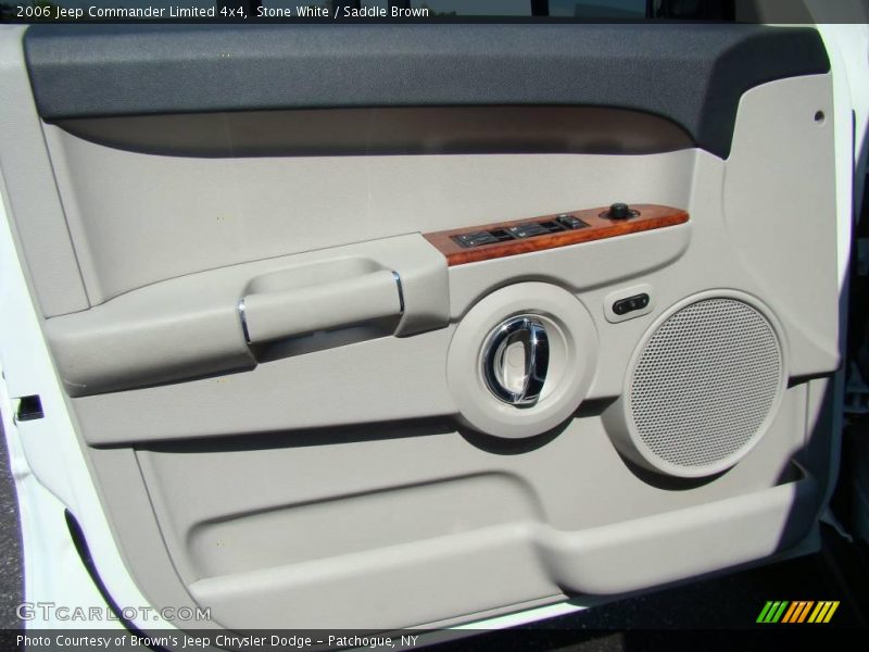 Stone White / Saddle Brown 2006 Jeep Commander Limited 4x4