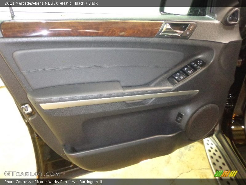 Black / Black 2011 Mercedes-Benz ML 350 4Matic
