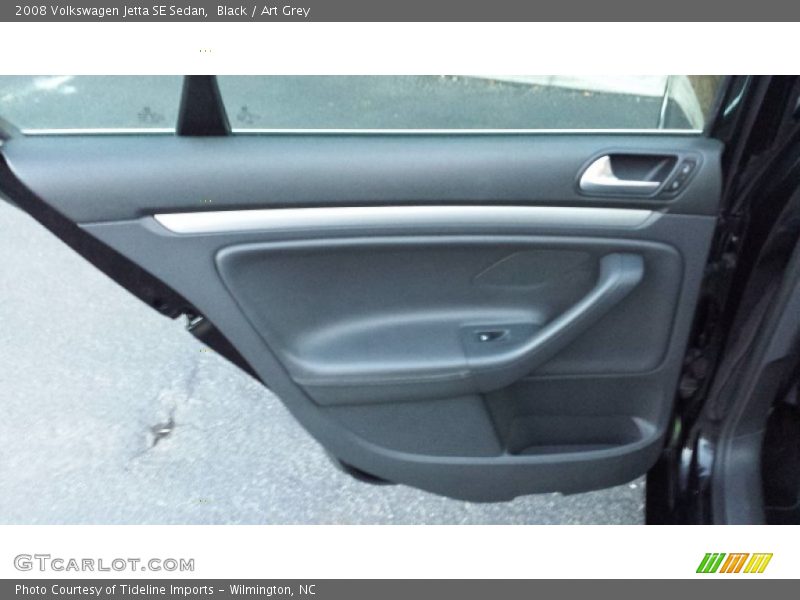 Black / Art Grey 2008 Volkswagen Jetta SE Sedan