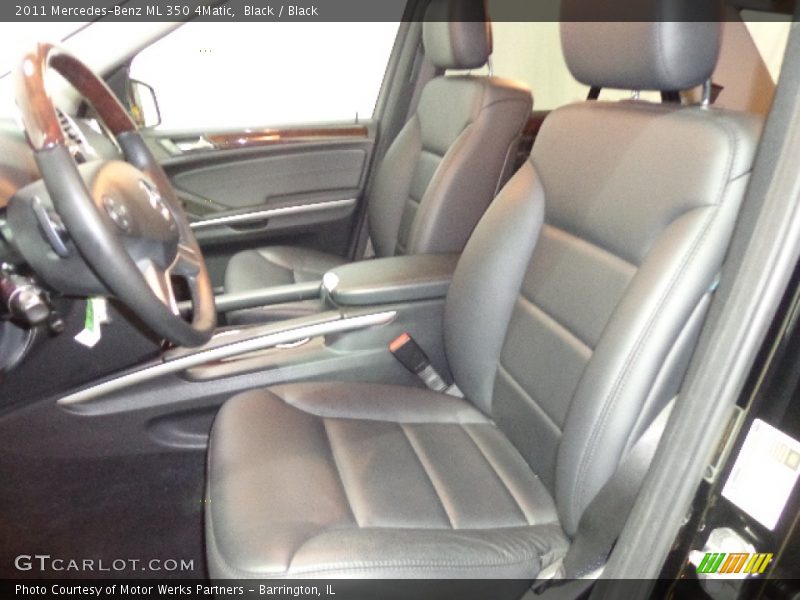 Black / Black 2011 Mercedes-Benz ML 350 4Matic